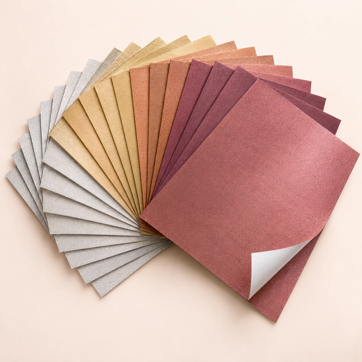 Soft metallic squares